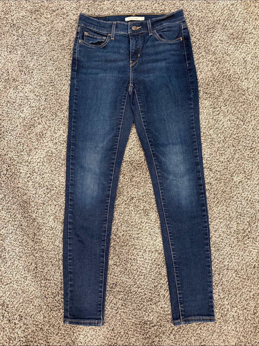 Levi's “710 Super Skinny” Dark Blue Skinny Jeans